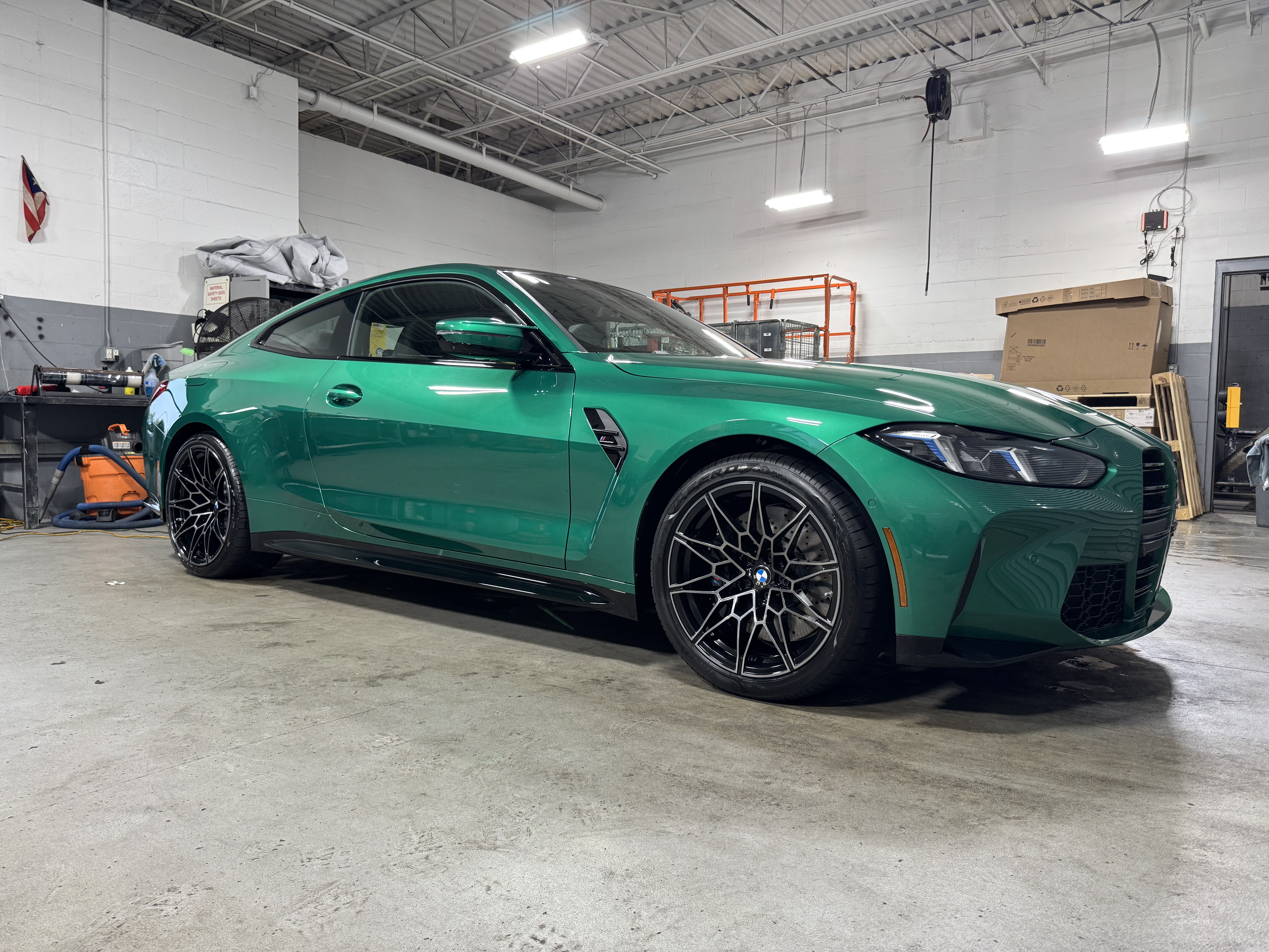 BMW M4 Isle of Green professional detailing Orlando — Detailé by Paris